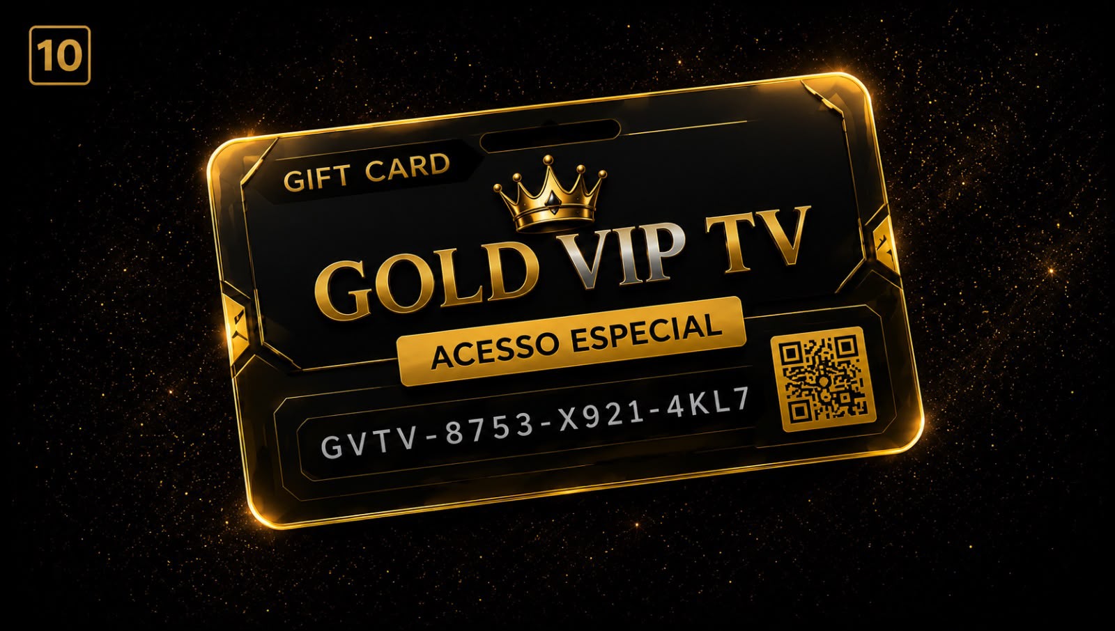 Gift card GOLD VIP TV